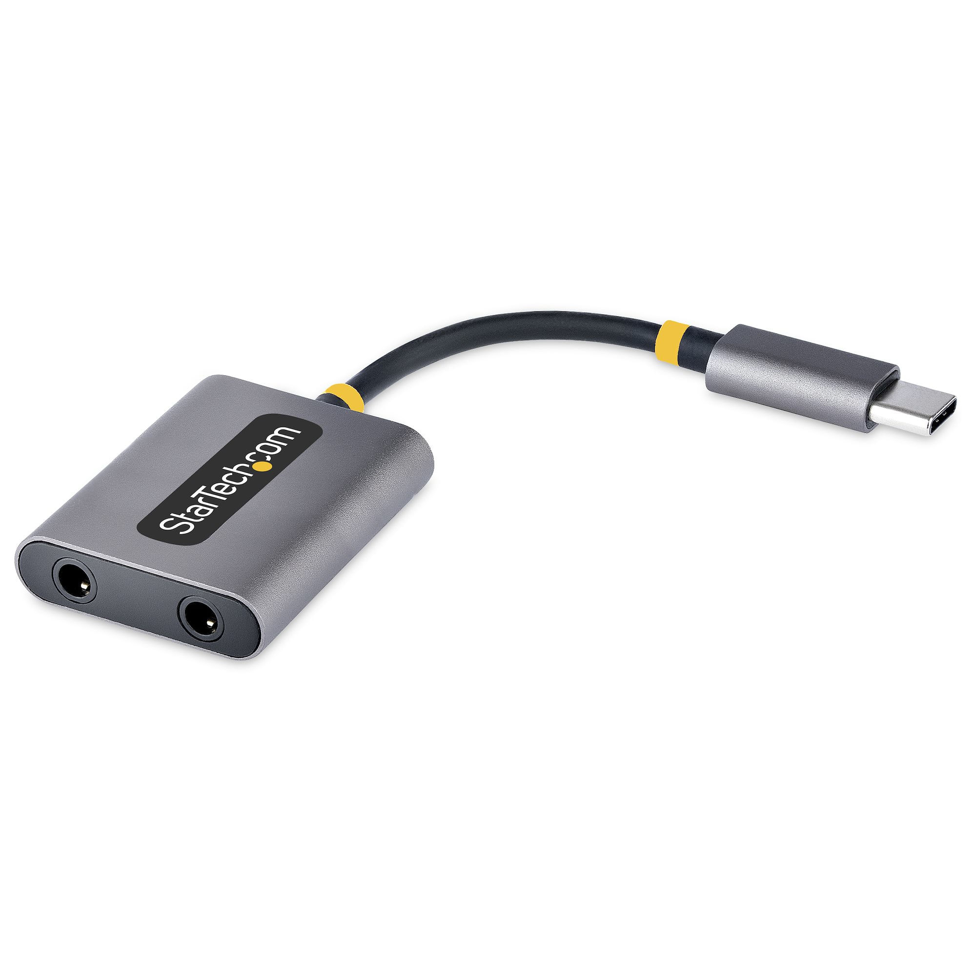 StarTech.com Adattatore USB-C a Jack 3.5mm - Splitter USB Type C per 2 Cuffie con Microfono StarTech.com Adattatore USB C a Jack 3.5mm - Splitter USB