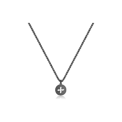 SAGAPO COLLANA Rebel NERO CROCE