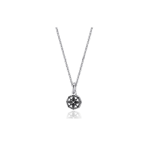 SAGAPO COLLANA Charisma ACCIAIO ROSA dei VENTI
