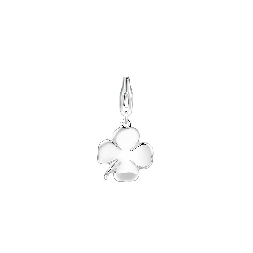 SAGAPO CHARM Happy ACCIAIO QUADRIFOGLIO PIENO