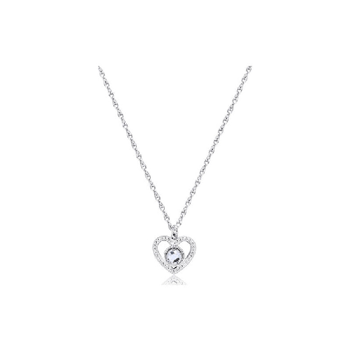 SAGAPO COLLANA Lucky Light ACCIAIO CUORE