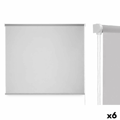 Store a rullo Gift Decor Grigio Stoffa Plastica 180 x 180 cm