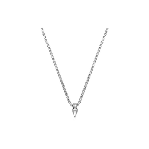 COLLANA Rouge ACCIAIO SPUNTONE