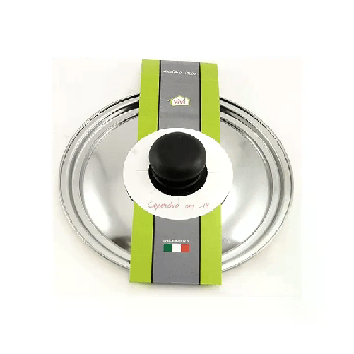 3C CASA Coperchio in acciaio inox con cravatta cm 18