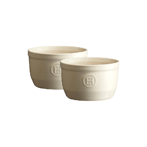2 RAMEKIN 9cm Argile