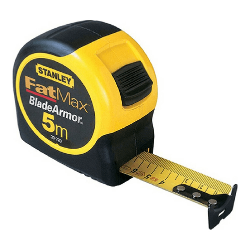 Stanley 0-33-720 rotella metrica 5 m ABS sintetico Nero, Giallo Stanley Metro a Nastro Stanley 5 m