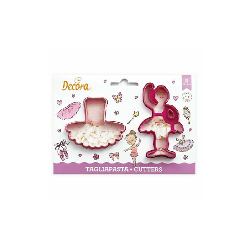 DECORA 2 TAGLIABISCOTTI BALLERINA e TUTU