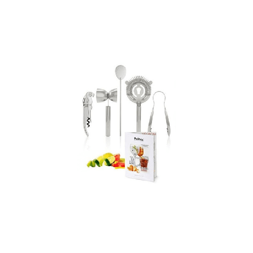 PULLTEX SET BAR GIN TONIC STRITZ 5 PEZZI INOX