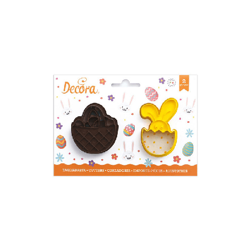 DECORA SET 2 TAGLIAPASTA CESTINO E CONIGLIO