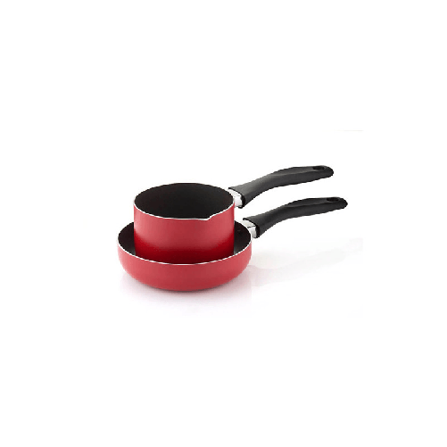 GUZZINI PADELLA ANTIADERENTE 16cm + BOLLILATTE ANDIADERENTE 12cm