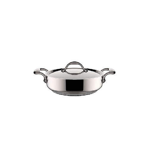 LAGOSTINA TEGAME con COPERCHIO Accademia Lagofusion 26cm Trimetallo