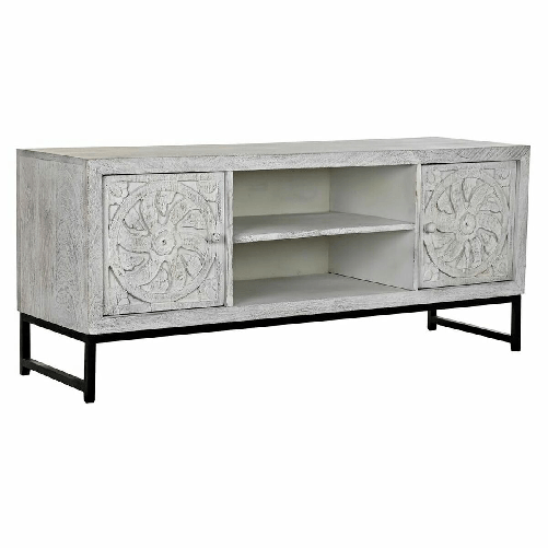 DKD Home Decor Mobile TV DKD Home Decor Metallo Legno di mango (130 x 40 x 55 cm)