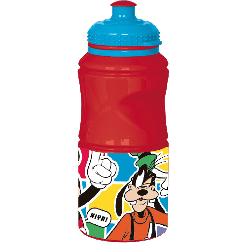 Mickey Mouse Bottiglia d'acqua Mickey Mouse CZ11345 Sportiva 380 ml Rosso Plastica