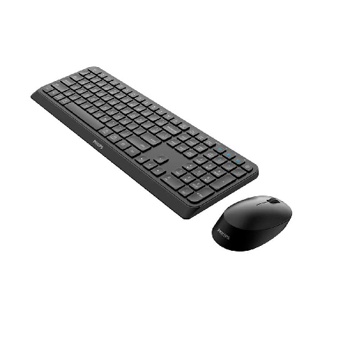 Philips Tastiera e Mouse Philips SPT6407B/16 Nero Qwerty US