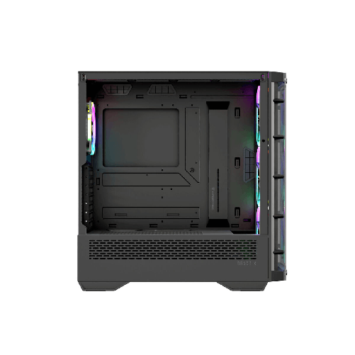 Nfortec Case computer desktop ATX Nfortec NF-CS-DRACOX-B Nero