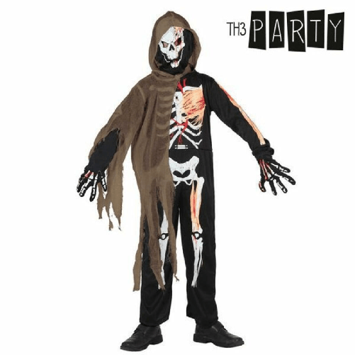 Th3 Party Costume per Bambini Th3 Party Multicolore Scheletro (4 Pezzi)