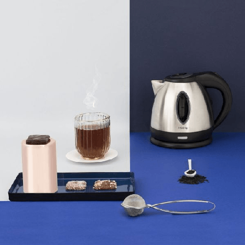 Hkoenig H.Koenig BO12 bollitore elettrico 1,2 L 1630 W Nero, Acciaio inox Hkoenig Bollitore H.Koenig BO12 1630W