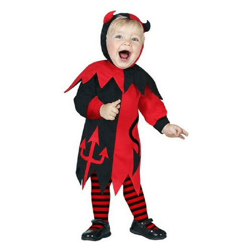 BigBuy Carnival Costume per Neonati Demonio donna (24 Mesi)