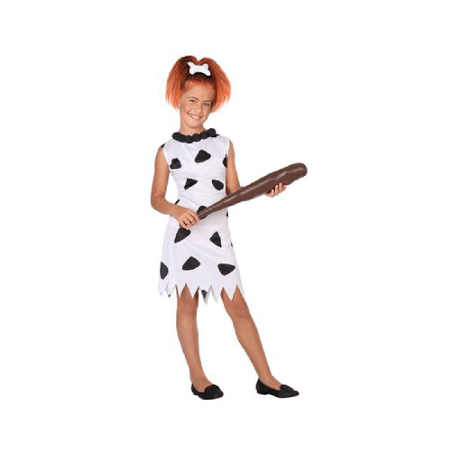 BigBuy Carnival Costume per Bambini Cavernicolo Bianco (1 pc)