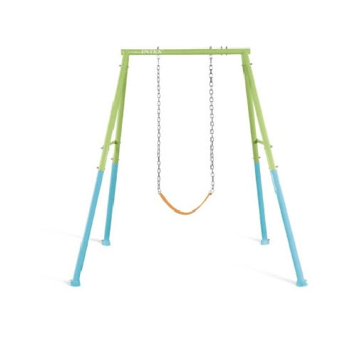 BricoShop24 Altalena Intex per Bambini 2 in 1 in Acciaio 170x235x200 cm