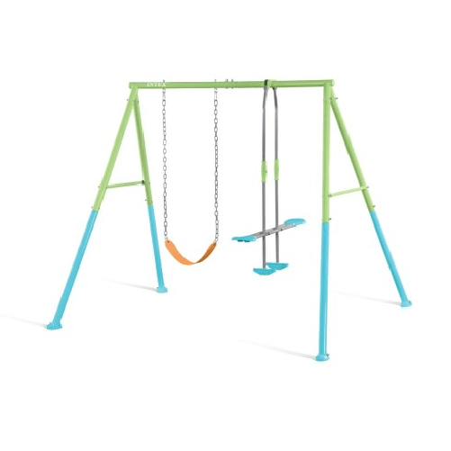 BricoShop24 Altalena Intex per Bambini 2 Seggiolino Dondolo 236x235x200 cm