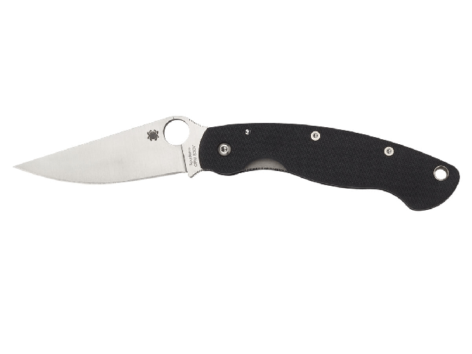 Spyderco Spyderco MILITARY G-10 BLACK PLAIN C36GPE