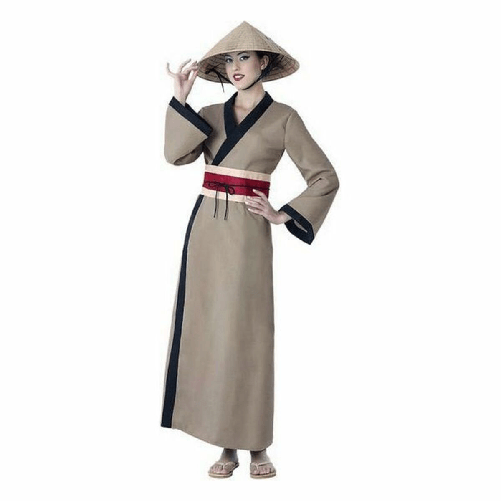BigBuy Carnival Costume per Adulti Marrone Cinese Donna