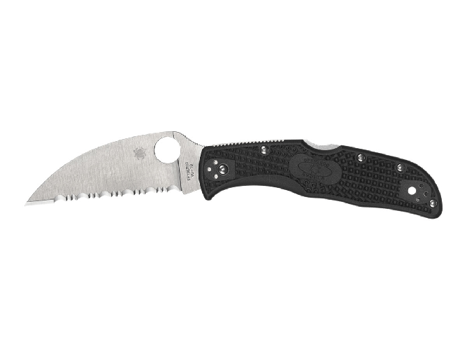Spyderco Spyderco ENDELA FRN BLACK WHARNCLIFFE SERRATED C243FSWCBK