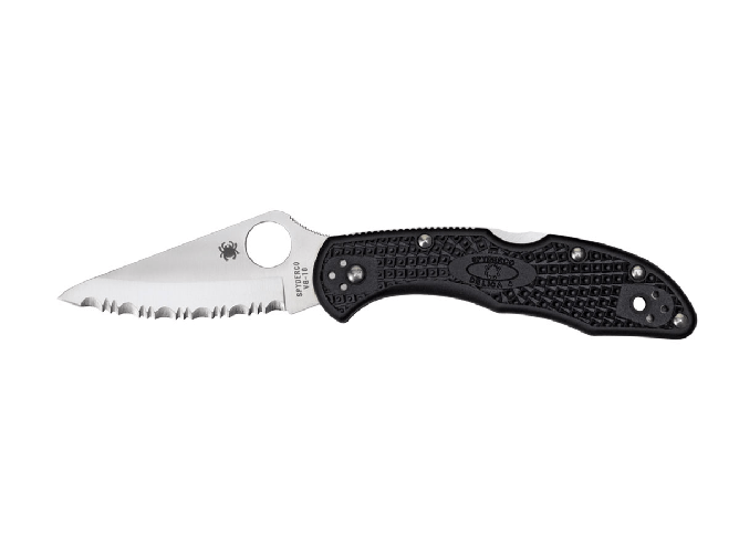 Spyderco Spyderco DELICA 4 FRN BLACK SERRATED C11SBK