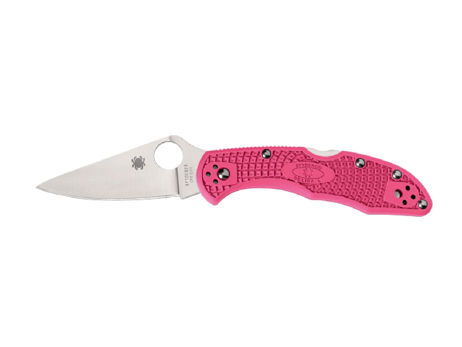 Spyderco Spyderco DELICA 4 FRN PINK PLAIN C11FPPNS30V