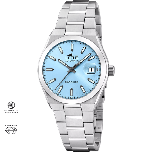 LOTUS OROLOGIO AUTOMATICO UOMO LOTUS 18996 1 39 AZZURRO ACCIAIO ORIGINALE PE 2025 Taglia Unica,Colore Blu
