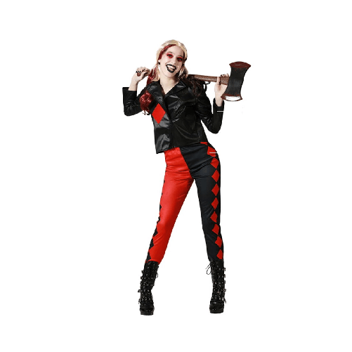 BigBuy Carnival Costume per Adulti Arlecchino Sanguinario Donna