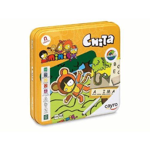Cayro Gioco Educativo Prima Infanzia Cayro Chita 19 x 19 x 3,5 cm 8 Pezzi