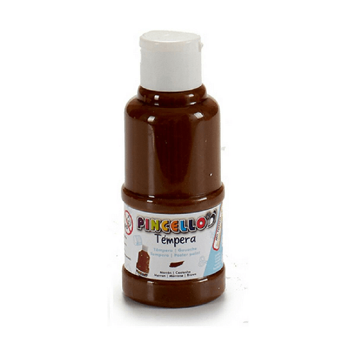 Pincello Tempere Pincello Marrone 120 ml (12 Unità)