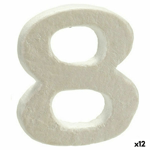 Pincello Numeri Pincello AR1607070 Numeri 8 polistirene (12 Unità)