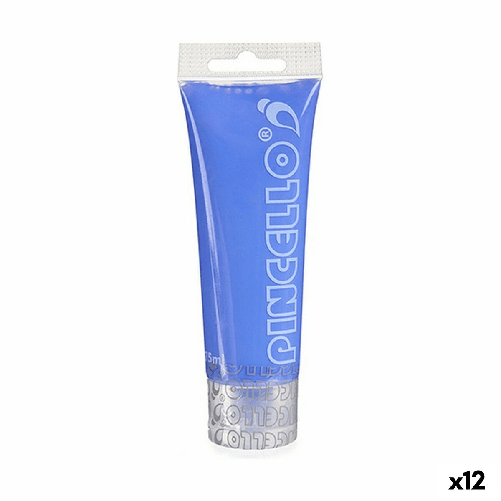 Pincello Vernice acrilica Pincello Neon Viola 75 ml (12 Unità)