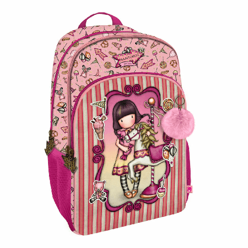 Gorjuss Zaino Scuola Gorjuss Carousel Salmone 29 x 45 x 17 cm