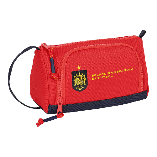 Real Federación Española de Fútbol Astuccio Scuola RFEF Azzurro Rosso 20 x 11 x 8.5 cm
