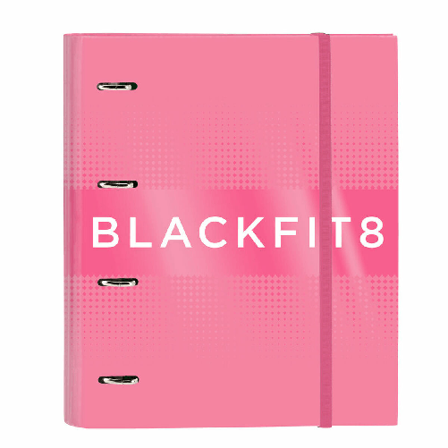 BlackFit8 Raccoglitore ad anelli BlackFit8 Glow up A4 Rosa (27 x 32 x 3.5 cm)