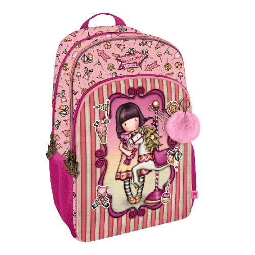 Gorjuss Zaino Scuola Gorjuss Carousel Salmone 29 x 45 x 17 cm
