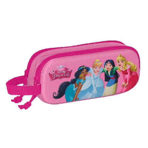Disney Princess Portaoggetti Doppio Disney Princess Rosa 21 x 8 x 6 cm 3D