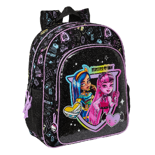 Monster High Zaino per Bambini Monster High Nero 32 X 38 X 12 cm