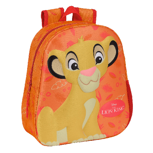 The Lion King Zaino per Bambini 3D The Lion King Arancio 27 x 33 x 10 cm