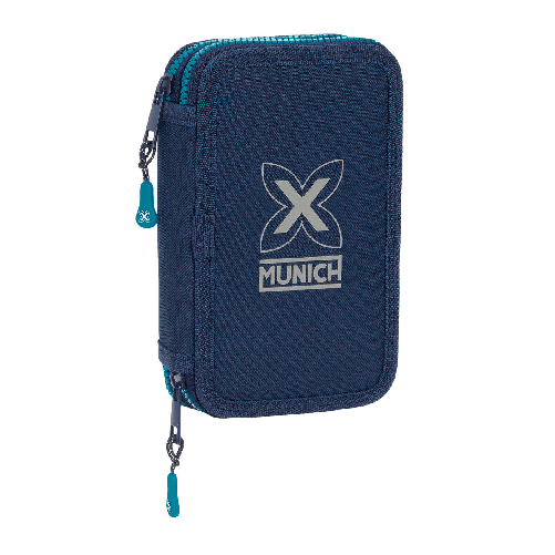Munich Astuccio Doppio Munich Nautic Blu Marino 12.5 x 19.5 x 4 cm 28 Pezzi