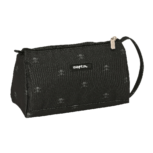 Safta Astuccio per la Scuola con Accessori Safta California Nero 20 x 11 x 8.5 cm (32 Pezzi)