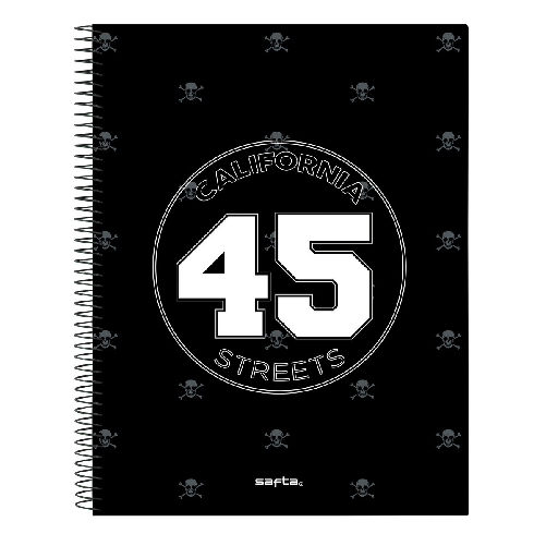 Safta Agenda Safta California Nero A4 120 Fogli