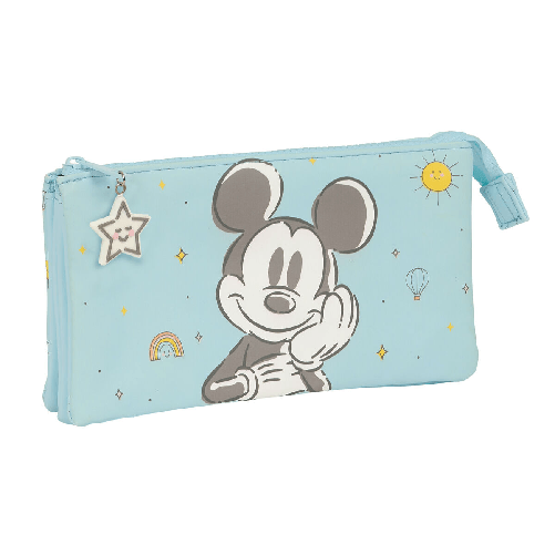 Mickey Mouse Clubhouse Portaoggetti Triplo Mickey Mouse Clubhouse Baby Azzurro Chiaro 22 x 12 x 3 cm