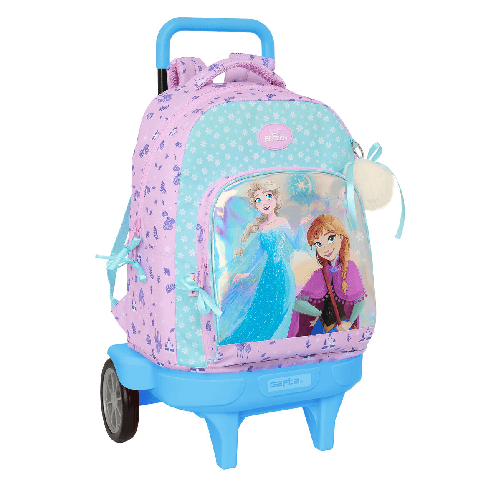 Frozen Trolley per la Scuola Frozen Cool days Violetta Blu cielo 33 x 45 x 22 cm