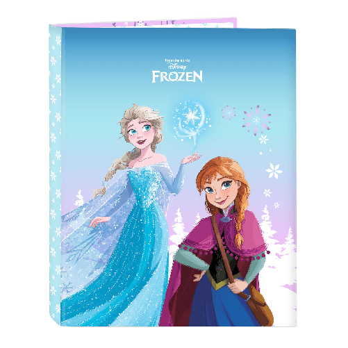 Frozen Raccoglitore ad anelli Frozen Cool days Violetta Blu cielo A4 26.5 x 33 x 4 cm