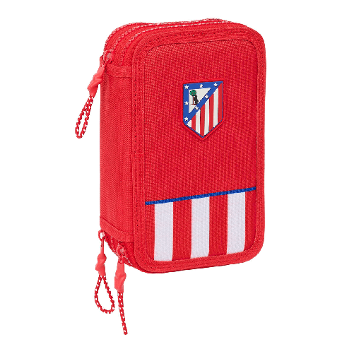 Atlético Madrid Plumier Triplo Atlético Madrid Rosso 12,5 x 19,5 x 5,5 cm 36 Pezzi